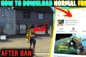 how to download free fire normally