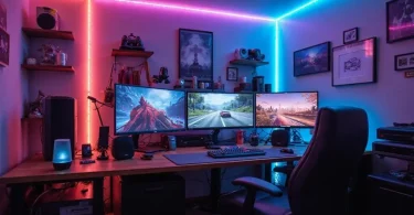 gaming control setup