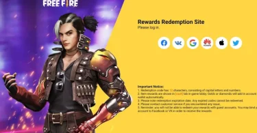 latest free fire redeem codes
