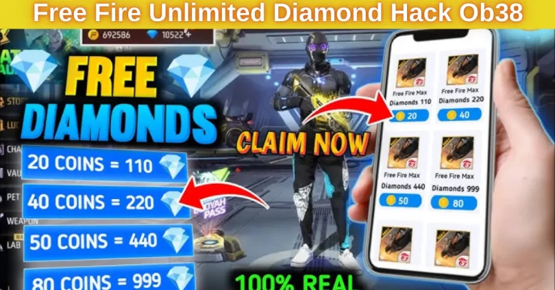 free fire unlimited diamond hack ob38